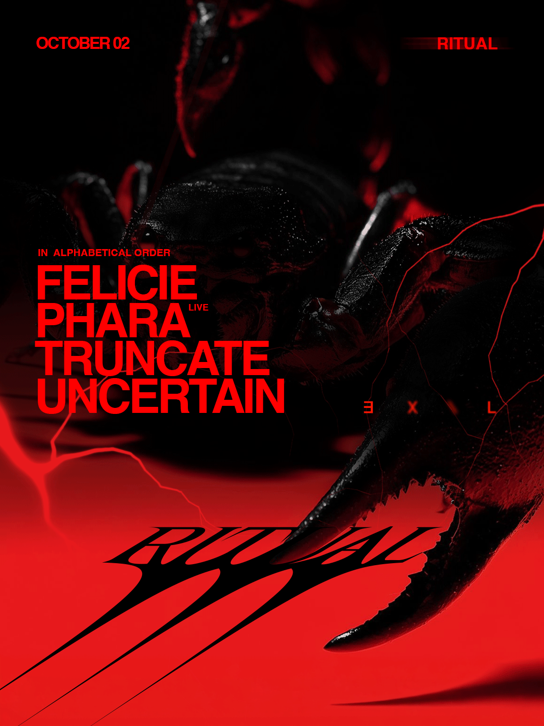 RITUAL II with Felicie, Phara, Truncate, Uncertain