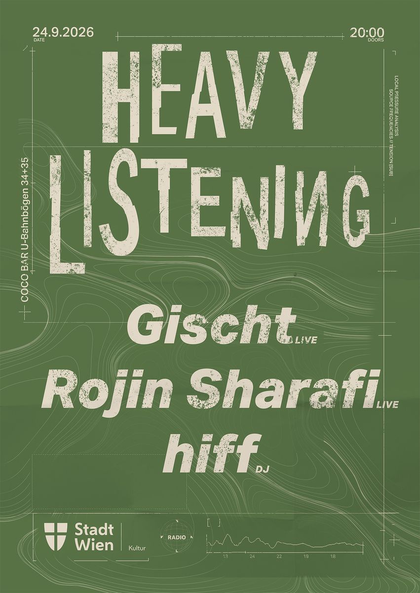 Heavy Listening with hiff, Rojin Sharafi & Gischt